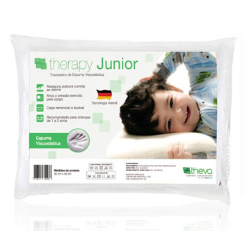 Travesseiro de Espuma Viscoelástica - Therapy Junior